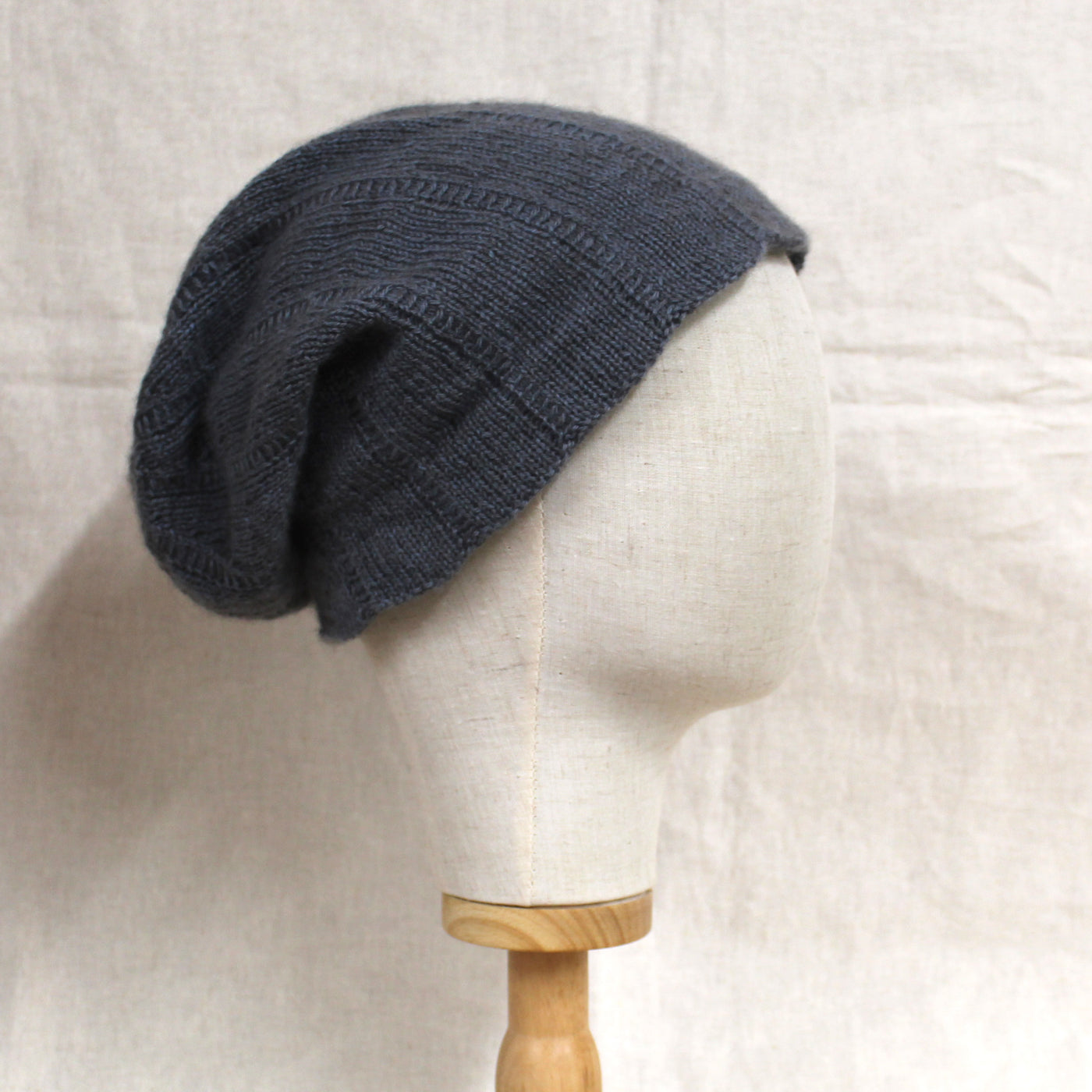 All Seasons Slouchy Hat Kit, June Cashmere Fingering