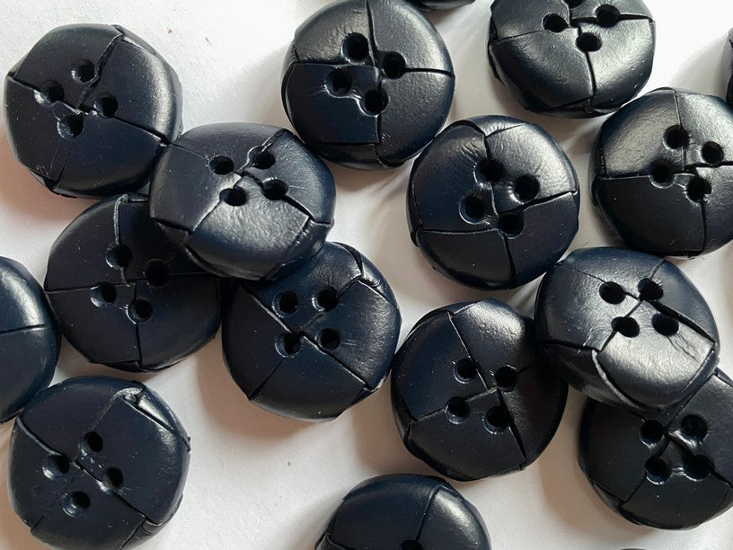 Woven Leather Buttons (20mm) – Spun