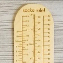 Socks Rule! Sock Measuring Ruler