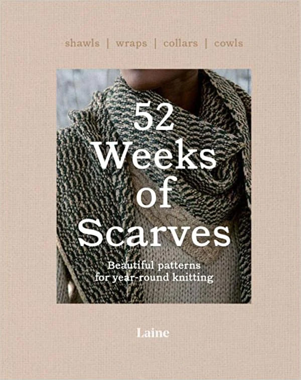 52 Weeks of Scarves (paperback) (Laine)