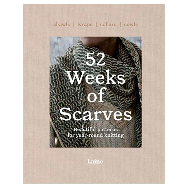 52 Weeks of Scarves (paperback) (Laine)