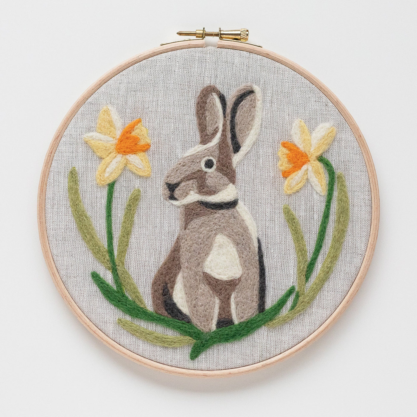 Spring Rabbit Needle Felting Kit