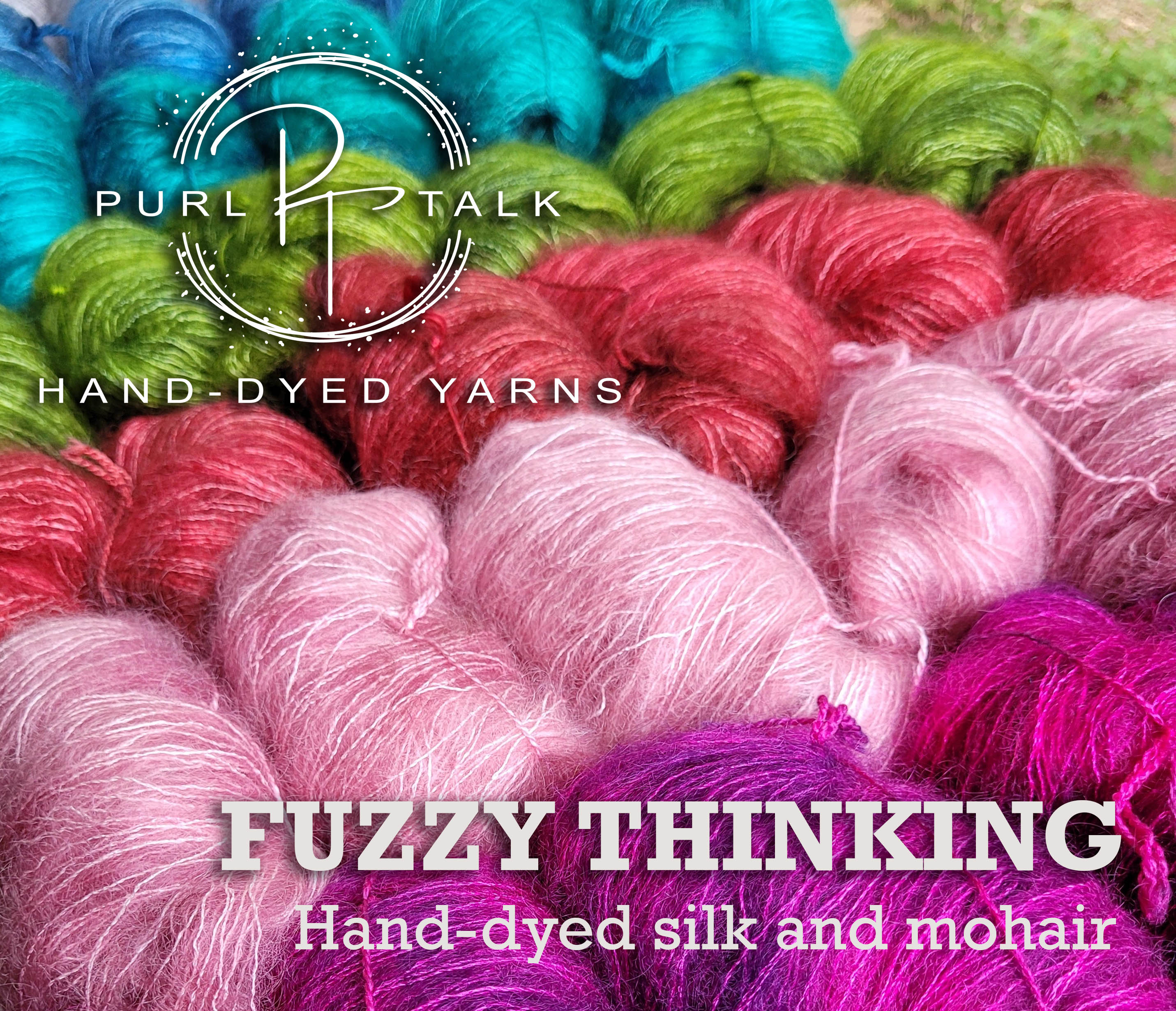 Fuzzy Thinking! A silk/mohair blend from Purl Talk – Spun