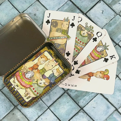 Emma Ball Playing Cards in a Tin