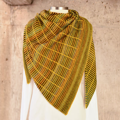 Stephen West's Botanic Shawl is our Project of the Week