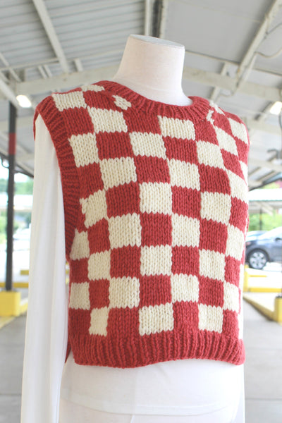 Checkered Sweater Vest Kit
