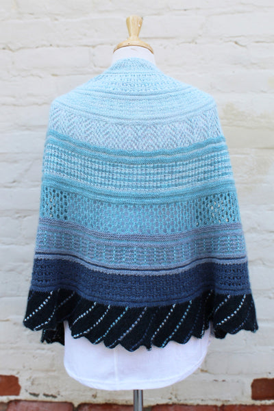 Glittering Snowscape Shawl Kit