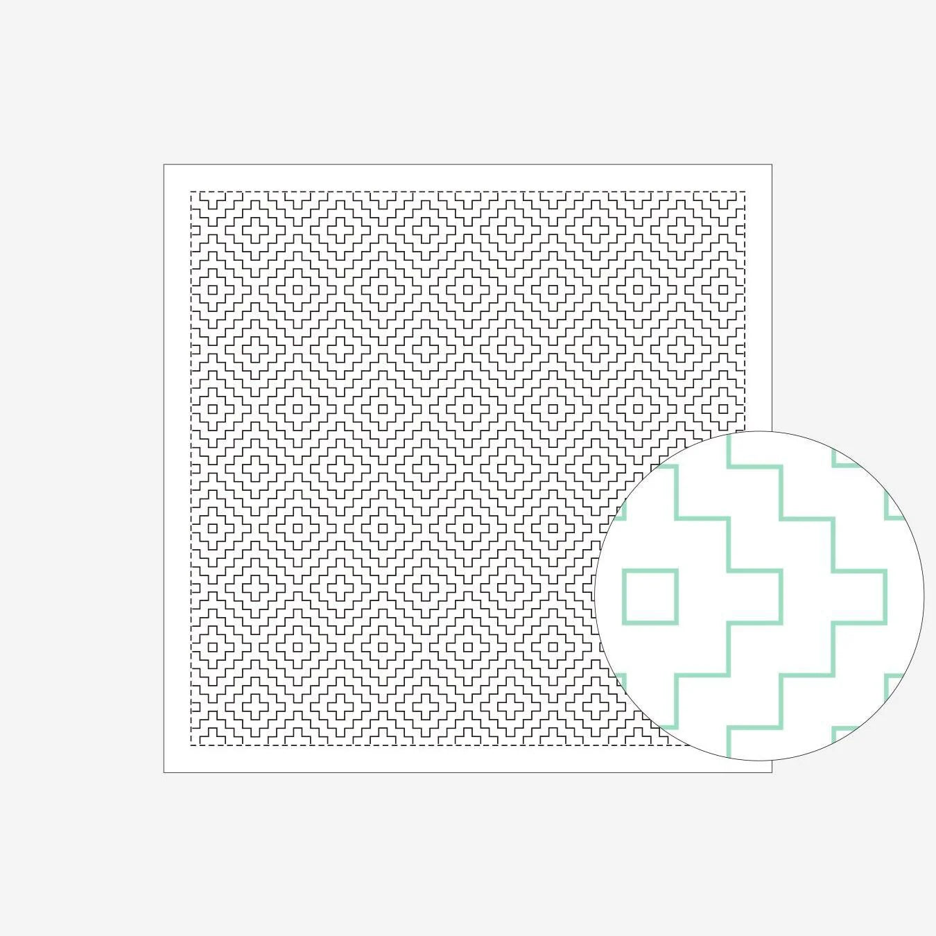Sashiko Samplers (Single-Stitch Patterns)
