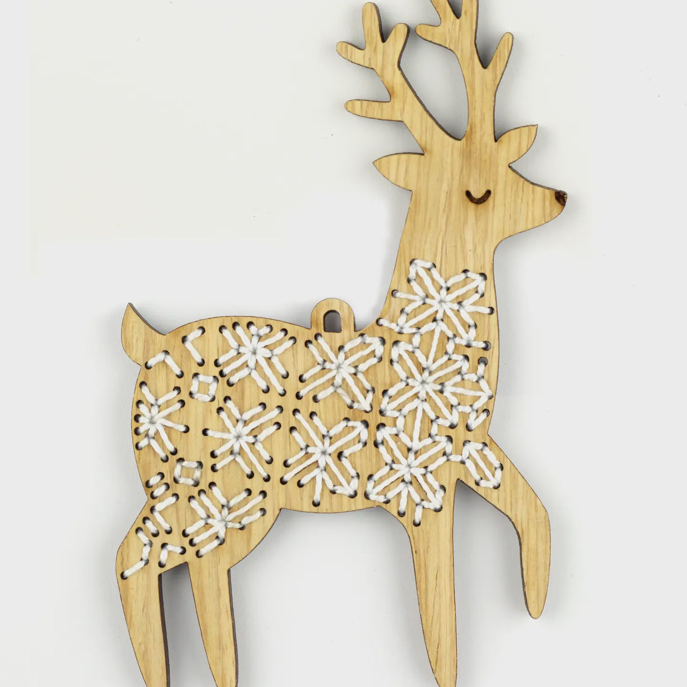 Reindeer: DIY Stitched Ornament Kit