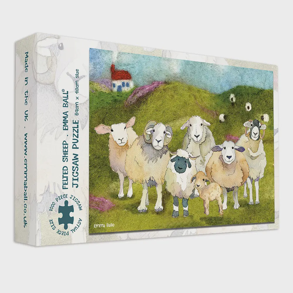 Emma Ball Felted Sheep Jigsaw Puzzle