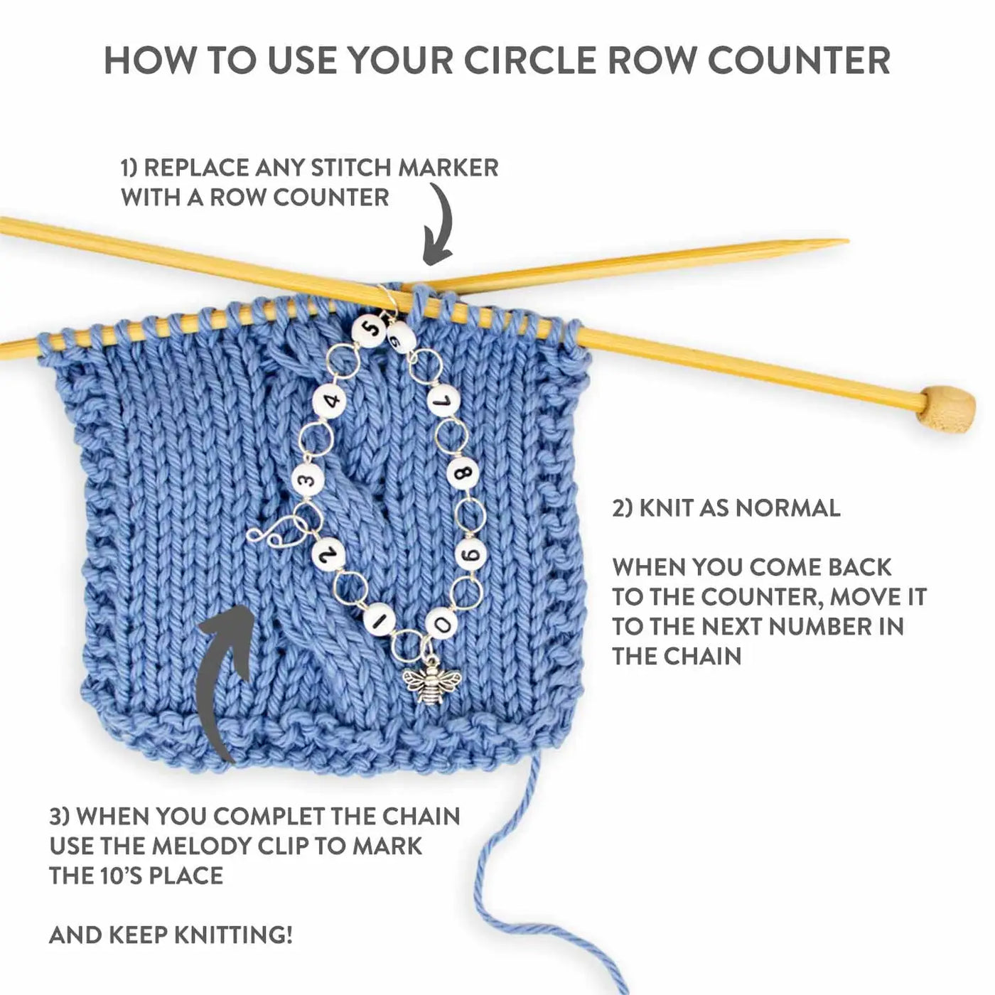 Circle Chain Row Counter