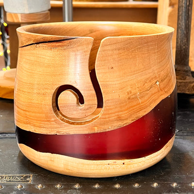 Andrew Scott Hand-Turned Wooden Yarn Bowl