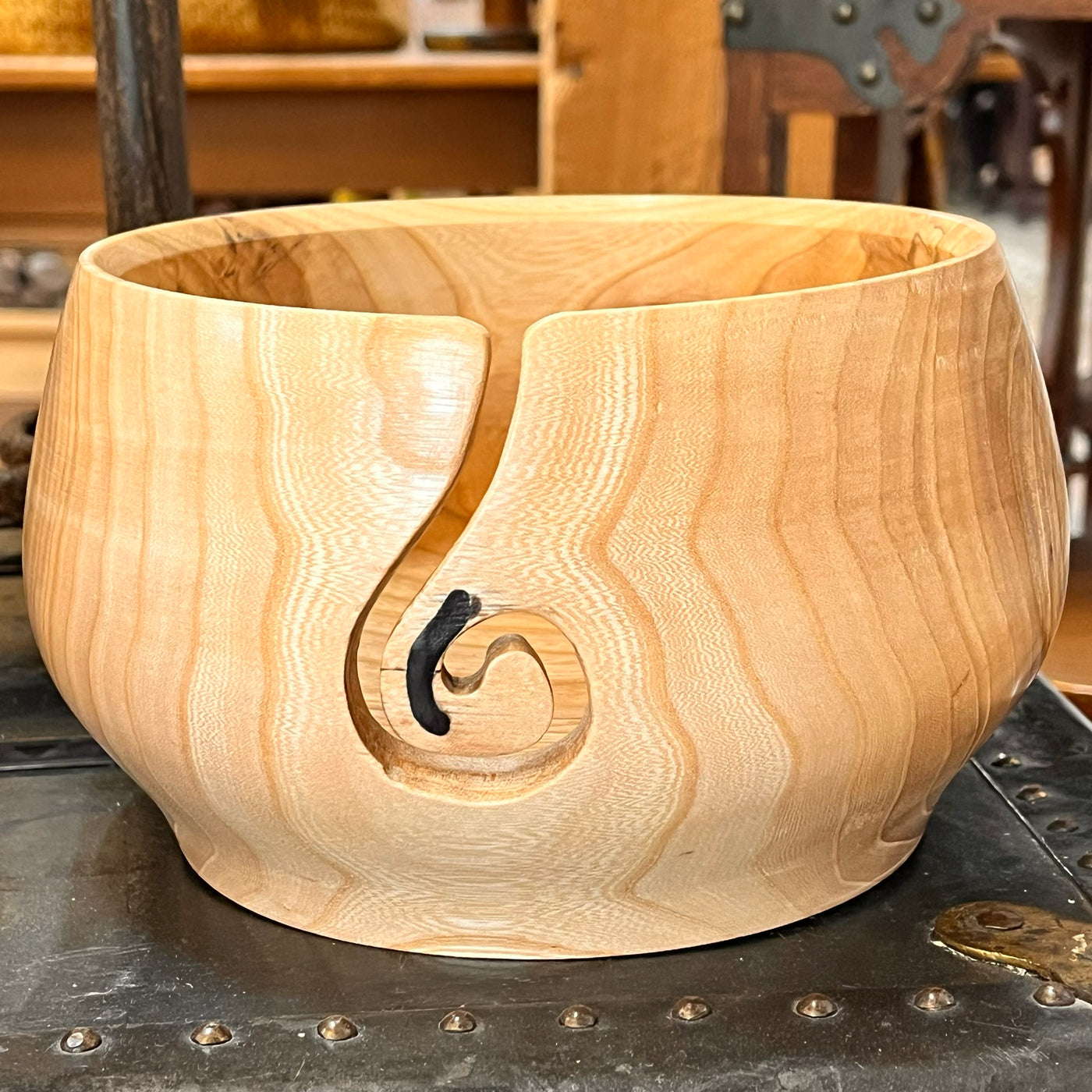 Andrew Scott Hand-Turned Wooden Yarn Bowl