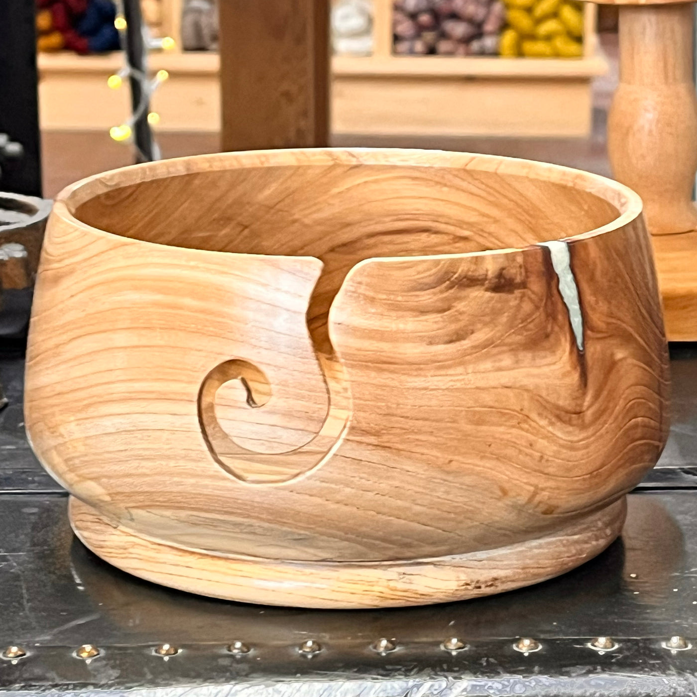 Andrew Scott Hand-Turned Wooden Yarn Bowl