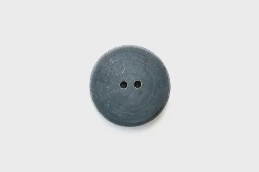 Gray Horn Grooved Matte Buttons / BC0084H28 (28mm)