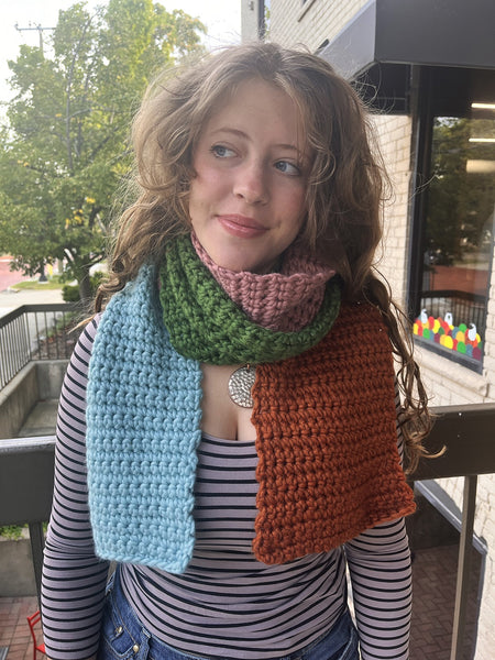 Spundamentals: Bulky Block Scarf (Crochet)1
