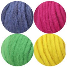 Bulky Block Scarf Kit (Crochet: Prince, Mille Pink, Borealis Bash, Smiley)