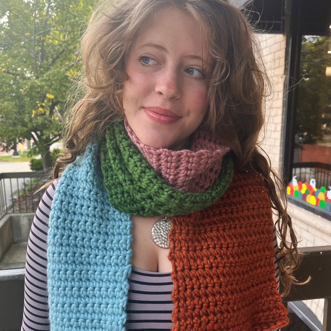 Bulky Block Scarf Kit, &Make Super Bulky (Crochet)