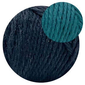 Checkered Sweater Vest Kit, Size 3 (Black 005/Peacock 440)