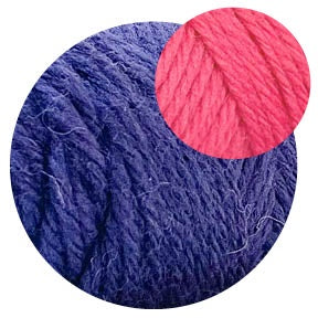 Checkered Sweater Vest Kit, Size 1-2 (Indigo 505/Pink 665)
