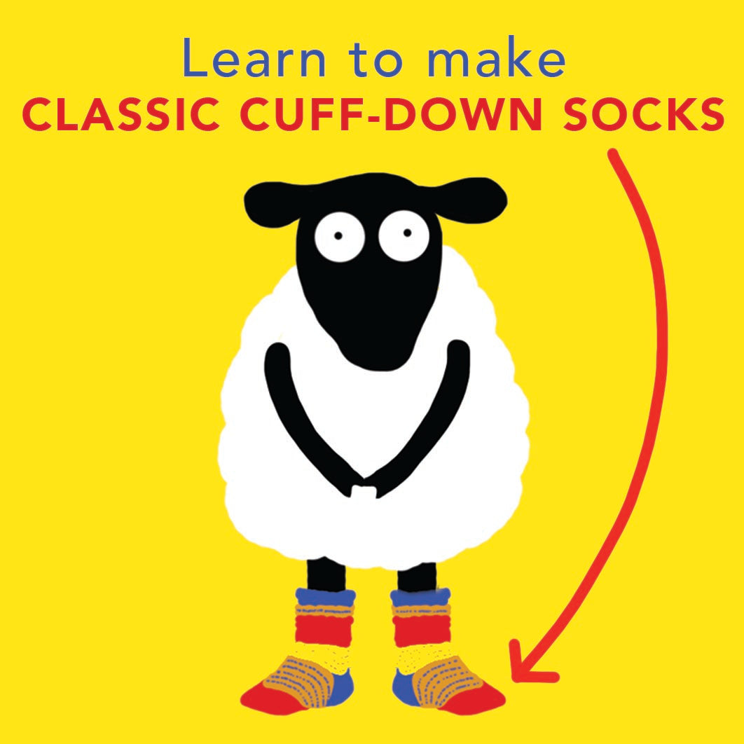Classic Cuff-Down Socks — January 2024