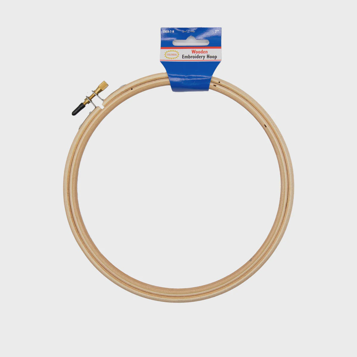 Colonial Wood Round Edge Embroidery Hoop