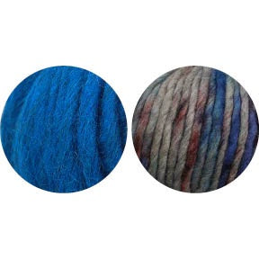 Double Split Color-Blocked Cowl Kit (Peacock Gang/Deep Like)