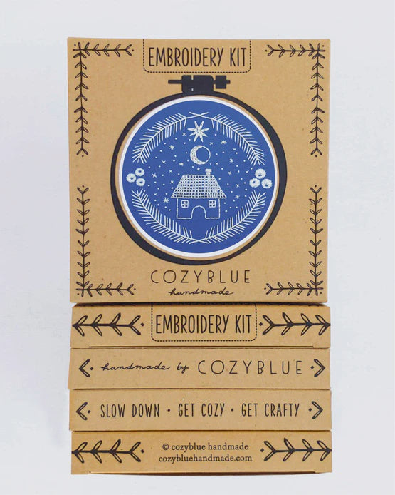 Holiday Home Embroidery Kit