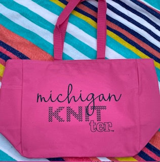 Michigan Knitter Summer Tote