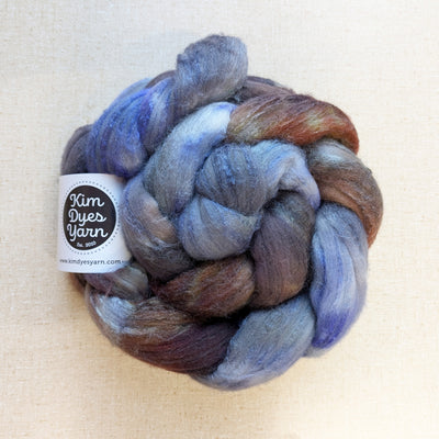 Kim Dyes Yarn Rambouillet/Silk Combed Top