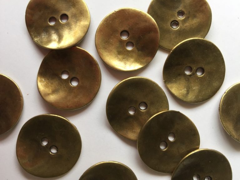 Metal Buttons with Uneven Surface (22mm)