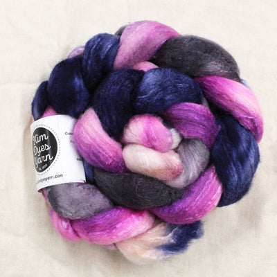 Kim Dyes Yarn BFL/Silk Combed Top