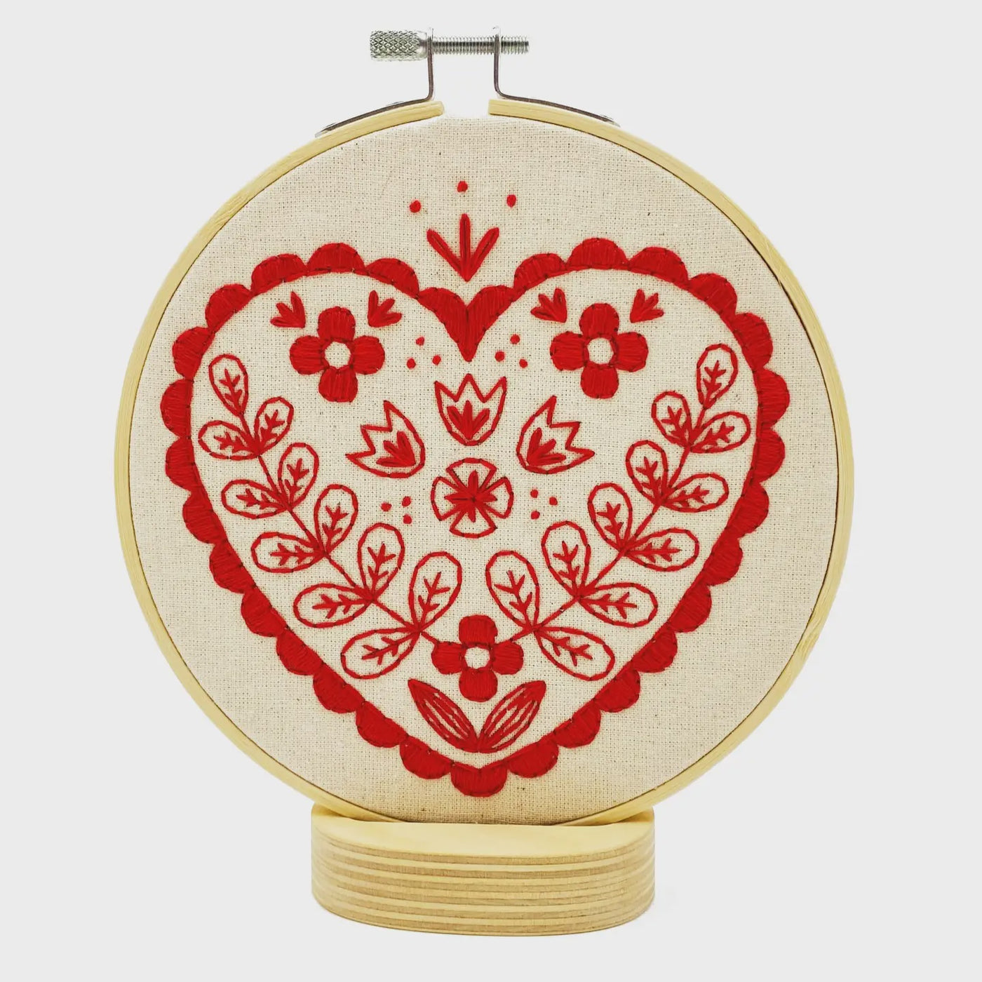 Nordic Heart Embroidery Kit