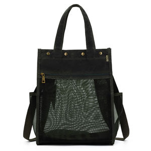 Della Q Maker's Tall Mesh Tote (with Scissor Pocket and Oh Snap Canvas Pouch)