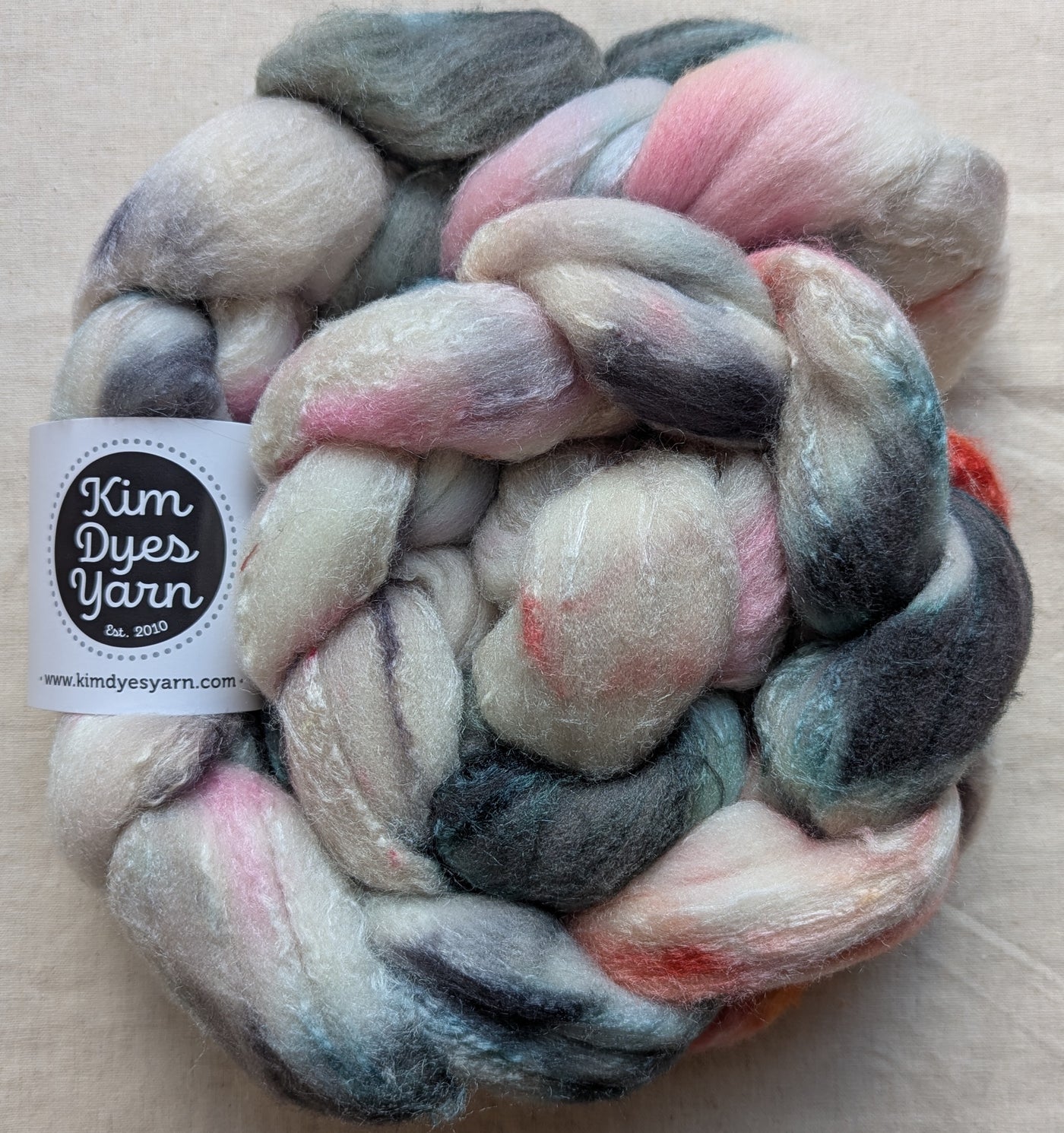 Kim Dyes Yarn Rambouillet/Silk Combed Top