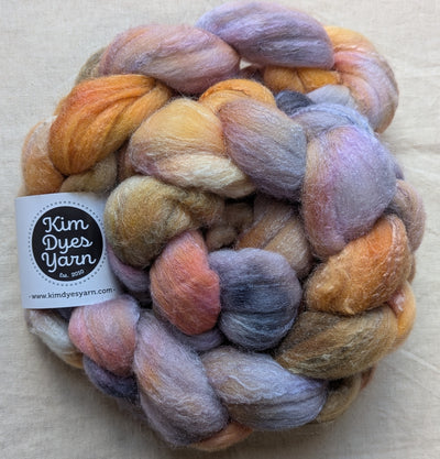Kim Dyes Yarn Rambouillet/Silk Combed Top