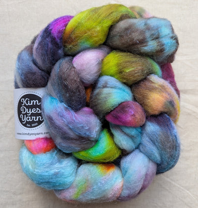 Kim Dyes Yarn Rambouillet/Silk Combed Top