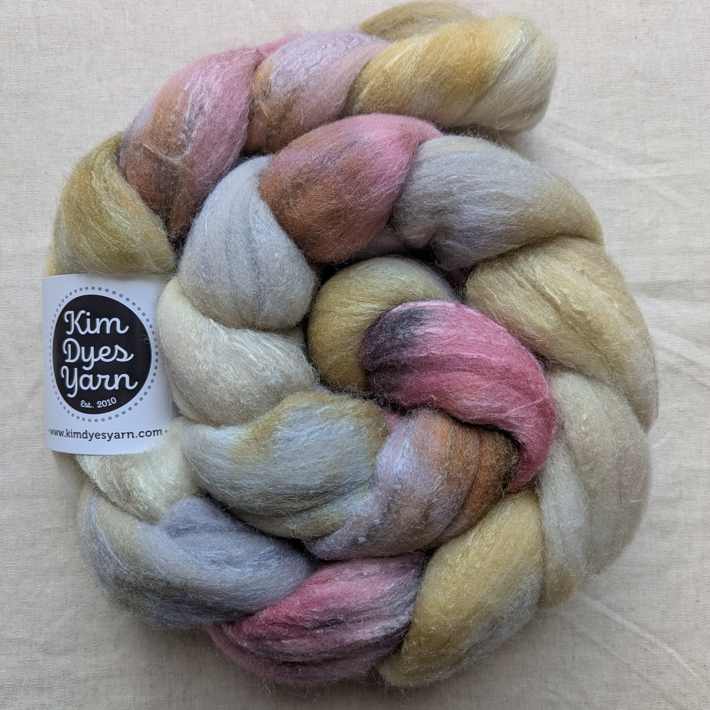 Kim Dyes Yarn Rambouillet/Silk Combed Top