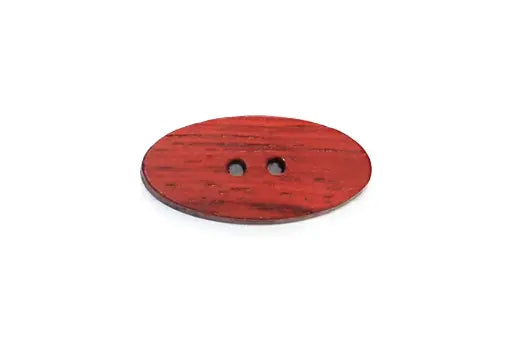 Wood Oval Button (40mm)