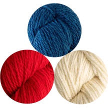 Merriment Stocking Kit (Cobalt, Red, White)