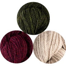 Evergreen Stocking Kit (Cypress, Garnet, Oatmeal)
