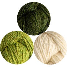 Evergreen Stocking Kit (Hemlock, Grass, White)