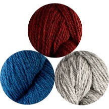 Evergreen Stocking Kit (Russet, Cobalt, Silver Mist)