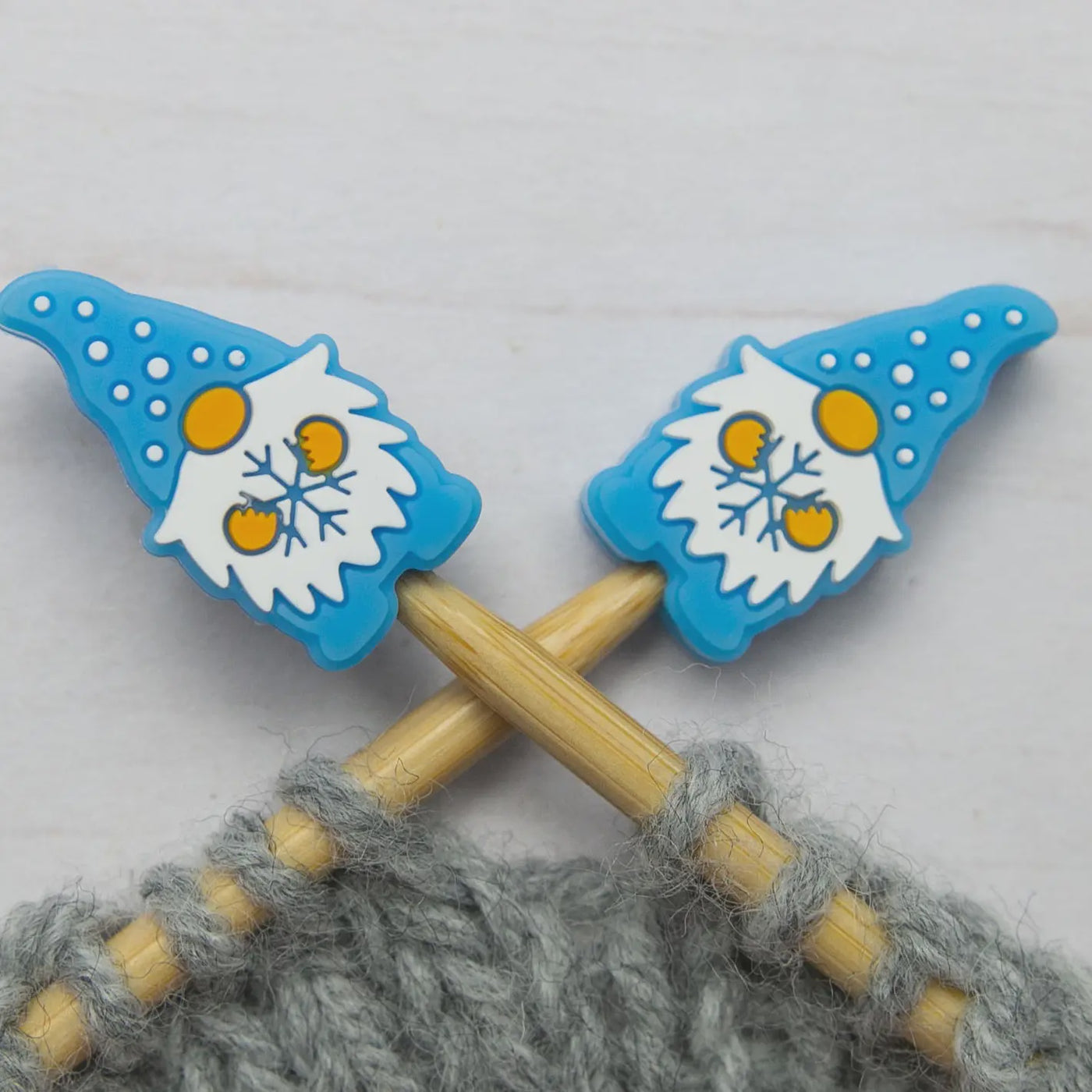 Snowflake Gnomes Stitch Stoppers