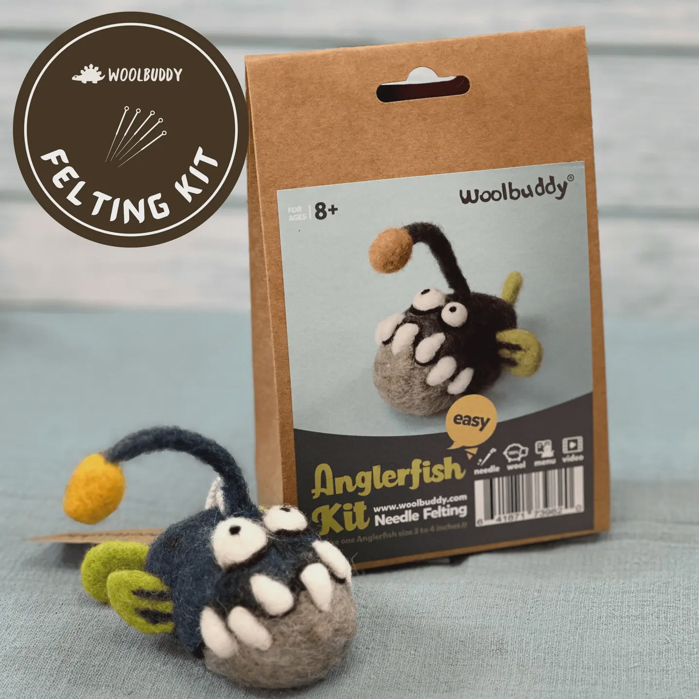 Anglerfish Needle Felting Kit