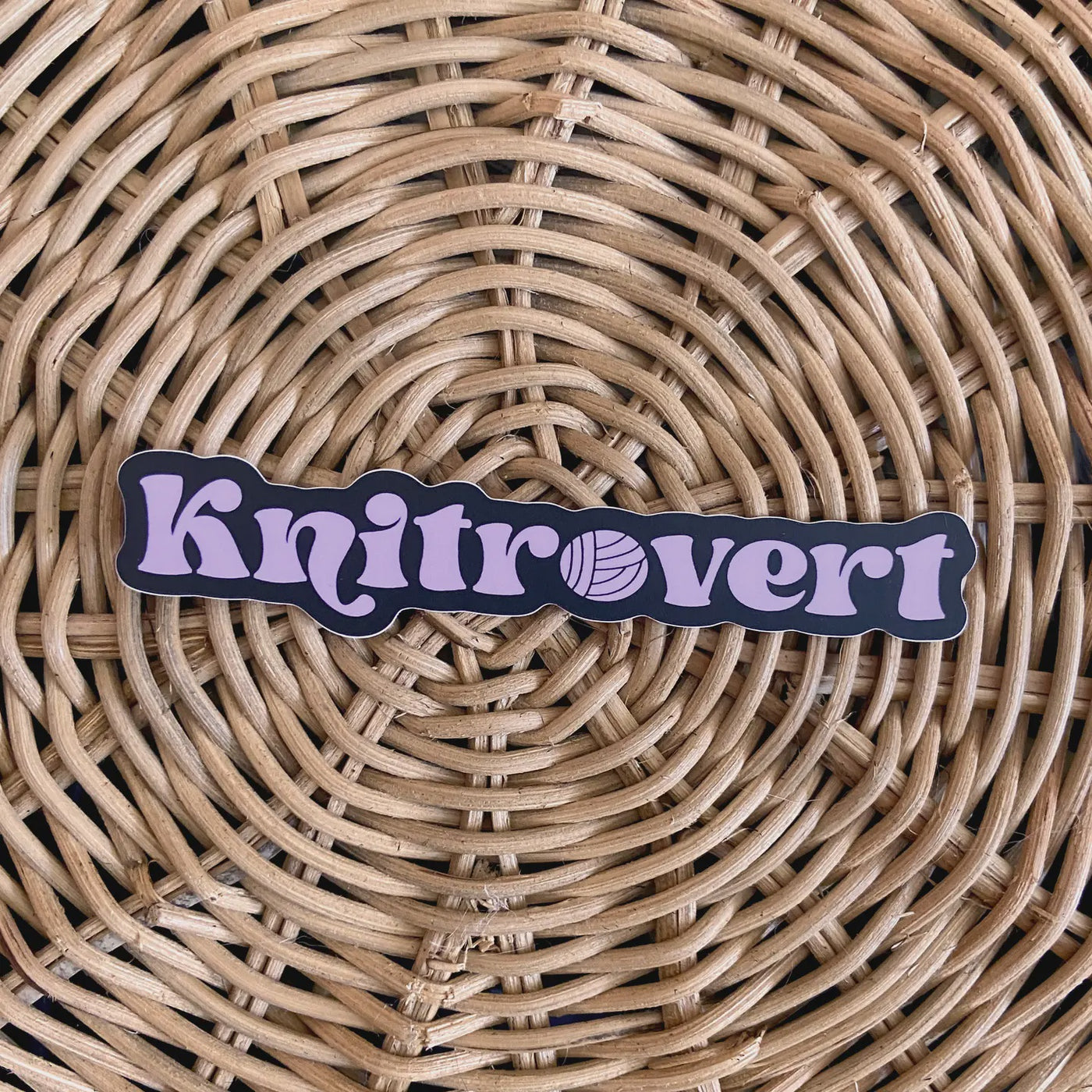 Knitrovert Vinyl Sticker