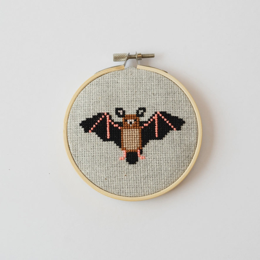 Bat Cross Stitch Kit