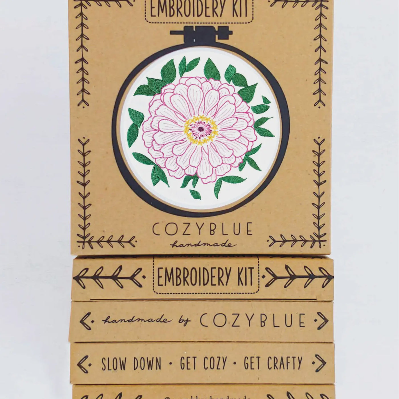 Zinnia Embroidery Kit