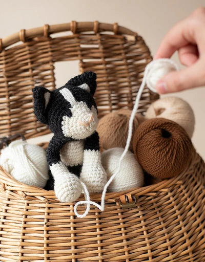 Paddy the Black and White Cat (Toft Crochet Kit)