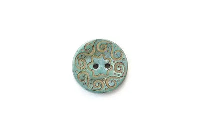 Coconut Spirals Buttons (25mm)